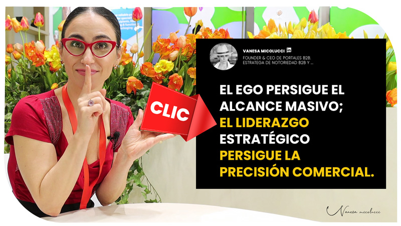 El ego persigue el alcance masivo; el liderazgo estratégico persigue la precisión comercial.